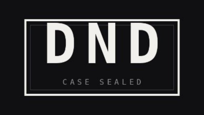 A black promotional graphic features bold white "DND" lettering inside a rectangular border, with the tagline "CASE SEALED" beneath it, fitting the Area 51 investigation theme of the DNDaliens giveaway.