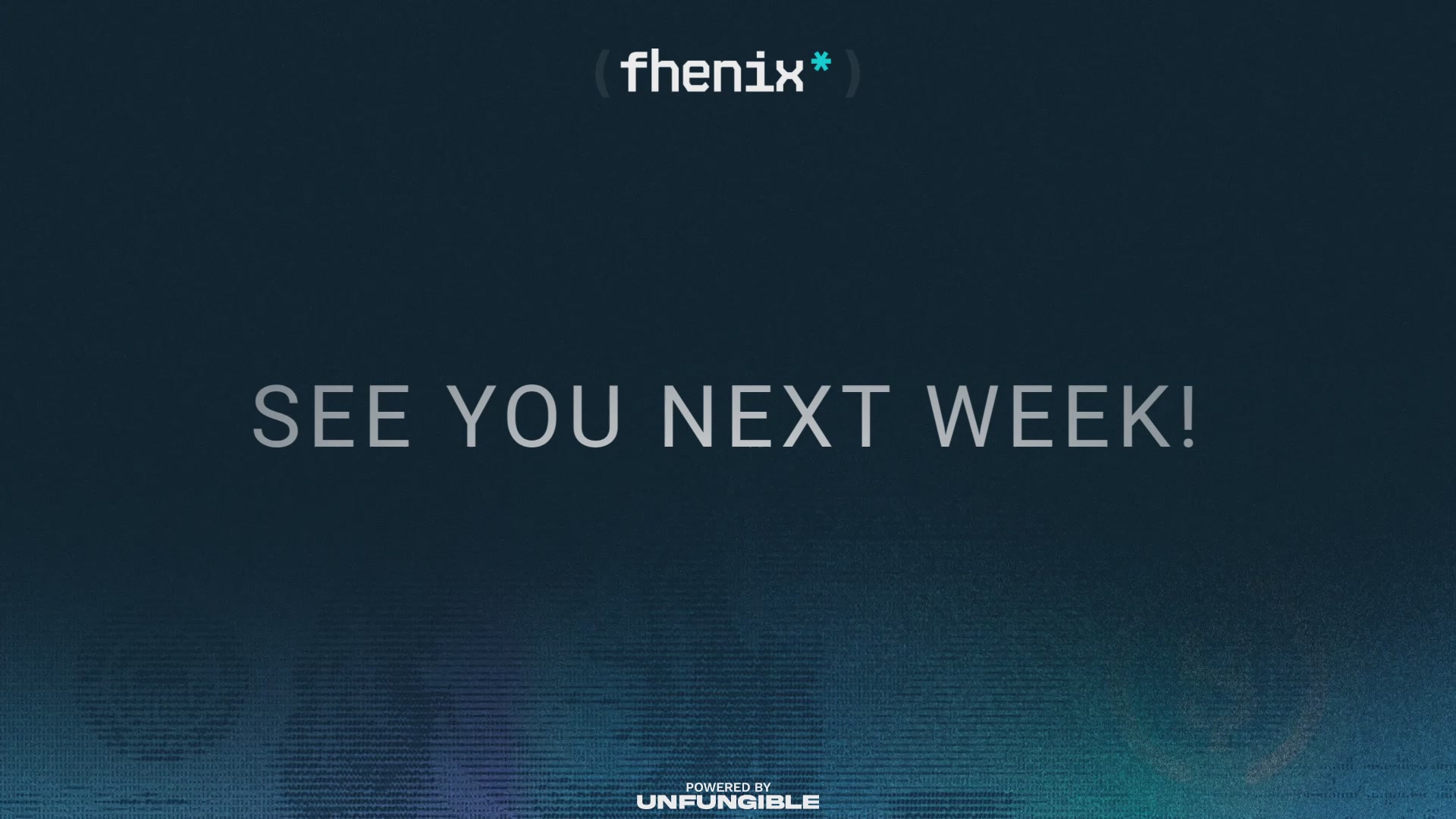 The image features a banner with white text that reads "See You Next Week!" The background of the image is blue, which contrasts nicely with the white text. Below the text, there's an image of a person holding a microphone, suggesting that this could be part of a live stream or video call where someone is speaking to the audience. The caption below the image provides information about the content and its relation to the post.
