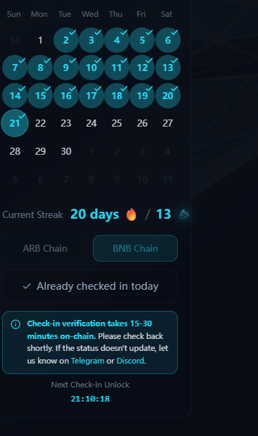 The image shows a calendar with a check-in feature, allowing users to log into their accounts and check in for a specific date or time. The calendar displays the current day of the week as Friday, indicating that it's the weekend. The post also mentions the term "TermMaxFi" which could be related to the calendar app being used on this device.
