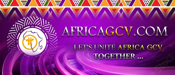 A purple promotional graphic for 'AFRICAGCV.COM' with the slogan 'LET'S UNITE AFRICA GCV TOGETHER' and an Africa logo.