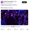 A social media post showing a crowd at a nighttime concert with text "Nightclub gazette in OSAKA" and a date of 21 Sep 25.
