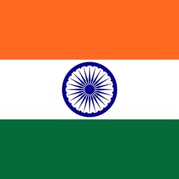 The image shows the national flag of India, featuring horizontal bands of saffron, white with a navy blue Ashoka Chakra, and green. The flag visually represents the country referenced in the news about India's Parliamentary Finance Committee recommending a crypto regulatory framework through Self-Regulatory Organisations.