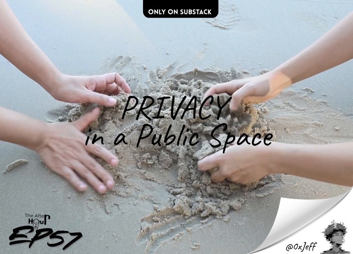 The image shows two people playing with sand at the beach, with one person's hands covered in sand while the other has their hands empty. The text "Privacy szn is about to start on Solana Privacy eco" appears above them, indicating that they are about to participate in a privacy auction or event related to privacy and energy infrastructure.