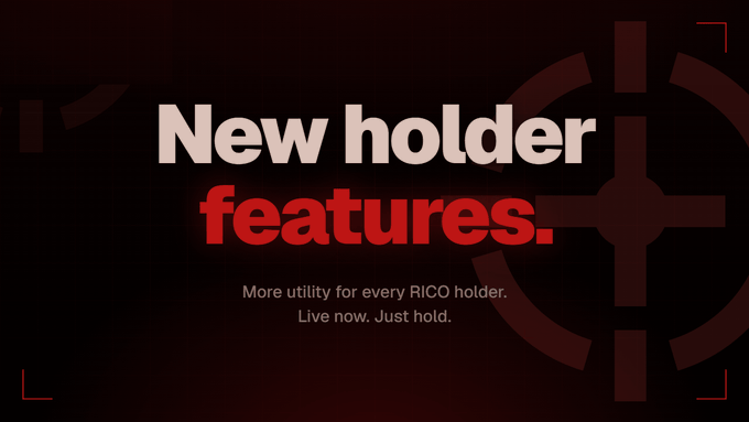 Announcing new features for Rico holders! Rico Sentinel: Hold 1M $RICO or more, link your wallet and let Rico monitor your tokens! You will be alerted instantly when any of your tokens become red flags!