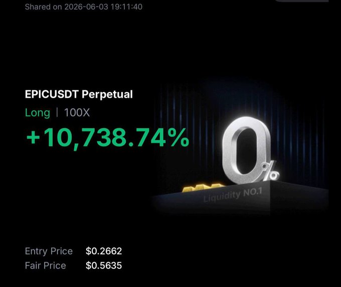 The image shows a close-up of a large silver "O" symbol, which is a symbol often used for cryptocurrency transactions or investment advice. The background behind the silver "O" symbol features two vertical stripes of black and blue color that give the impression of an underwater scene. In the bottom part of the image, there's information about a particular cryptocurrency called "epicusDTPerpetual". It appears to be a long-term trading strategy for EpiscusDT Perpetual, suggesting that it might be related to investment advice or recommendations.