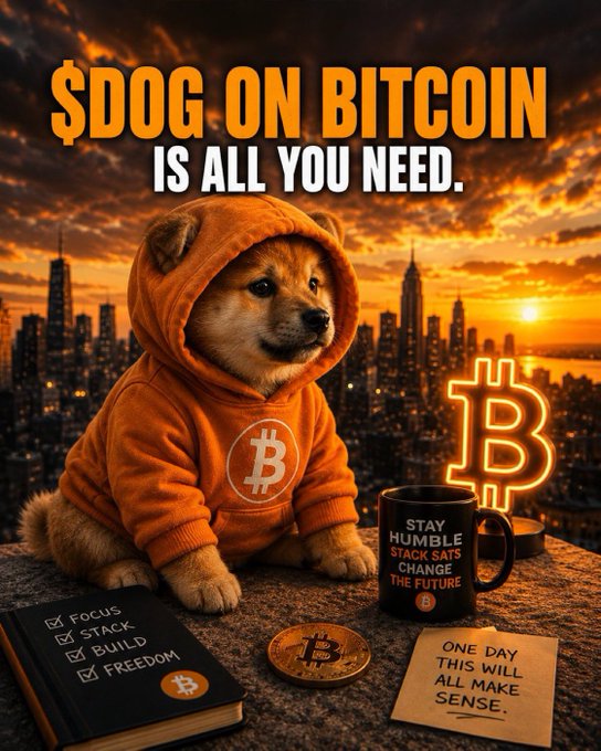 The image features a cute brown dog wearing an orange hoodie, sitting next to a book titled "Wen $DOG spot listing." This suggests that there might be some sort of promotion or event related to dogs or pet-related topics happening in the area.