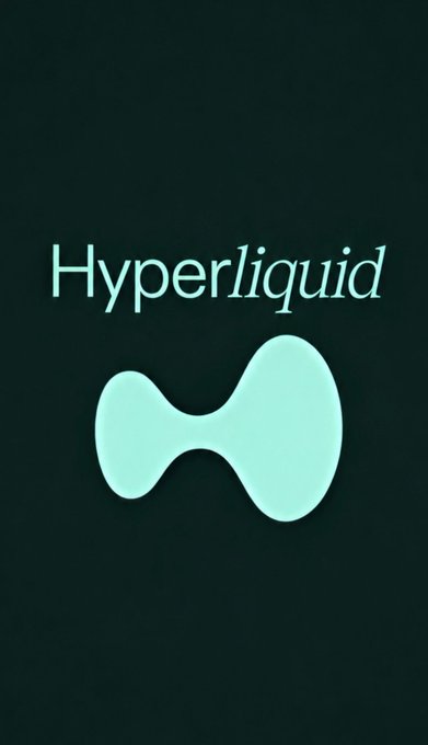 The image features the **Hyperliquid** logo and name in mint green against a dark background. This relates to the post, which highlights Hyperliquid's rapid rise after President Trump announced the CFTC is moving to allow its entry into the US market, driving the **$HYPE** token up roughly 19% to around $72.