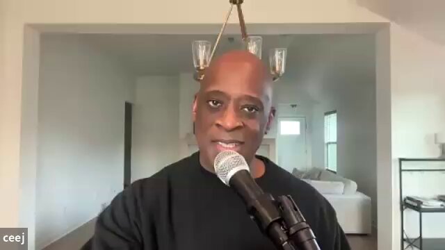 The image shows an older man wearing a black shirt holding a microphone, with a white background that highlights him as the main subject of the photo. The caption reads "Some XRP holders are asking a fair question: If Ripple is pushing RLUSD, where does that leave XRP?" This suggests that some people might be curious about the relationship between Ripple and the US dollar (RLUSD) or how Ripple's actions could impact the value of XRP.