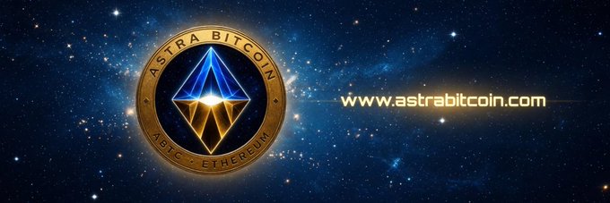 The image features a banner with an illustration of a blue diamond surrounded by stars against a dark background. The text "Astra Bitcoin" is written above the diamond, and below it, there's a website address for Astra Bitcoin. The website appears to be focused on cryptocurrency mining and investing in infrastructure rather than chasing hype or marketing buzzwords.