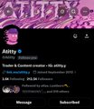 A Spotify artist profile page for 'Ashy e' showing a subscriber count of 38,278 with follower statistics.