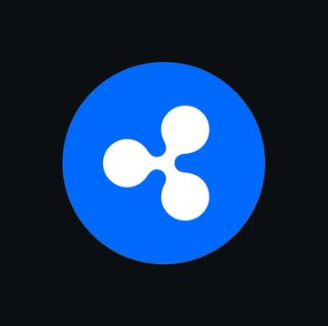 The image displays the Ripple (XRP) logo, a blue circular icon with a white stylized three-pronged emblem. This relates to the post announcing that RLUSD stablecoin supply has surpassed $1 billion on the XRP Ledger, Ripple's blockchain network.
