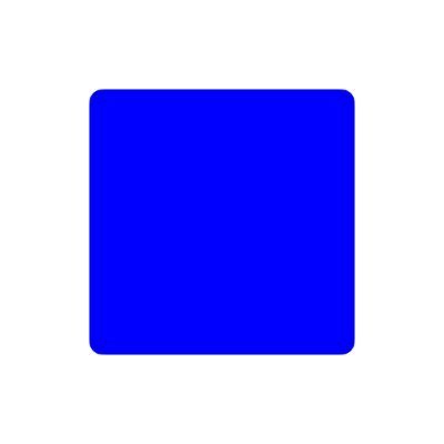 A solid blue square icon or placeholder image on a white background.
