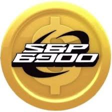 A gold coin graphic with a stylized dollar sign and the text 'SSP 6900' in bold white and black lettering.