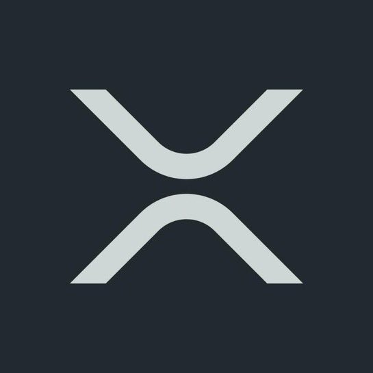 The image features the XRP logo—a stylized silver "X" on a dark navy background—representing the Ripple cryptocurrency. Its bold, symmetrical "X" shape visually echoes the post's message about a powerful comeback, symbolizing convergence and resilience after setbacks.