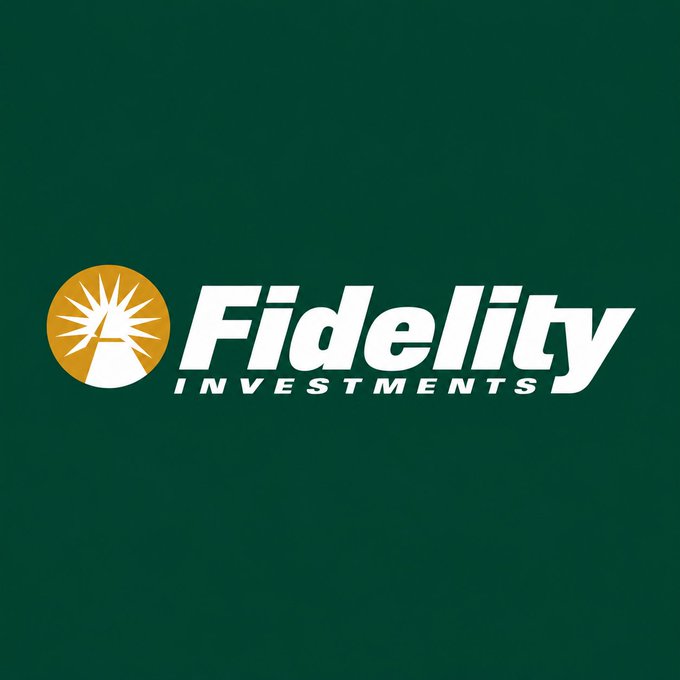 The Fidelity Investments logo displayed on a dark green background, directly identifying the asset manager behind the filing to add staking capabilities to its spot Ethereum ETF (FETH).