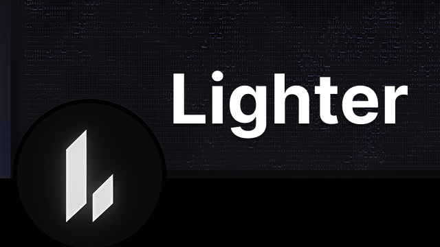 A dark banner featuring the "Lighter" logo with a circular emblem on the left displays the brand name in bold white text, accompanying news about LIT's impressive 2.5x rebound and recent price surge past $2.7.