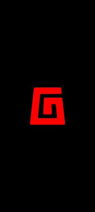 A red stylized "G" logo on a black background. The image appears to be a brand mark or icon, though it doesn't directly correspond to any specific text, ticker, or project name mentioned in the accompanying post about upcoming NFT mints.
