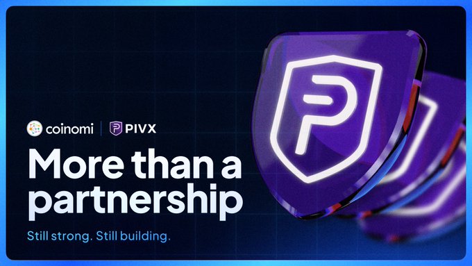 The image features a purple shield with a white "P" logo at its center, surrounded by three other shields of different sizes. The background of the image is blue, and there are two texts written below the shield. One text reads "More than a partnership", while the other says "Strong communities build strong networks".