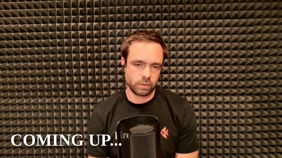 The image features a man standing with his hand on a microphone, wearing a black shirt and holding a microphone close up. There is an overlay that reads "#278: Don'T Sell Your Bitcoin. Live Off It." Additionally, another text overlaying says "#78: ... never been cryptographically impossible in Bitcoin-backed lending". The overall image suggests the man may be discussing or reviewing the idea of Bitcoin-based lending or cryptocurrency and its potential implications.