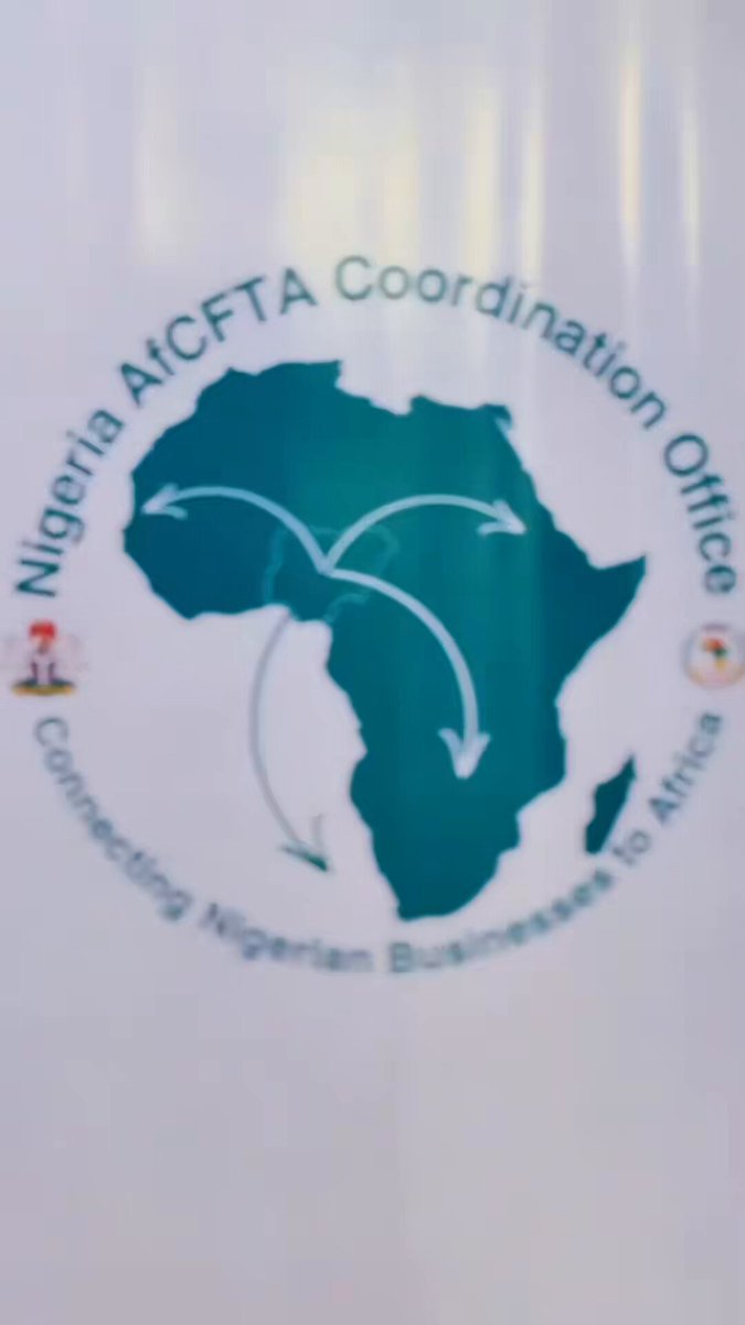 The image features a logo for the African continent, which includes a map of Africa with arrows pointing towards different countries. The logo also displays the words "Nigeria" and "African Businesses", indicating that this organization is focused on promoting businesses within the African region.