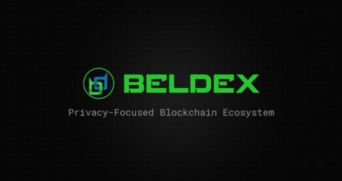The Beldex logo and tagline "Privacy-Focused Blockchain Ecosystem" appear on a black background. The image serves as branding for the post announcing the quiet, behind-the-scenes improvements in Beldex Binaries V7.0.4.