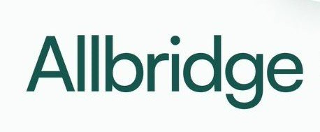 The image displays the "Allbridge" logo in dark teal text on a white background, serving as the brand identifier for the cross-chain bridge platform mentioned in the post about its audit-verified infrastructure, flat 0.1% fee structure, and native stablecoin support.