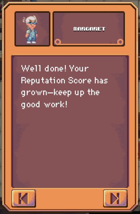 The image shows a scoreboard where two characters, Margaret and Ronin, have a reputation score at 150 and 100 respectively. The score is posted as "Unlocked @pixels_online x @Ronin_Network Used to feel impossible, couldn’t imagine reaching it... Then @stacked_app came and made it way easier than expected..."