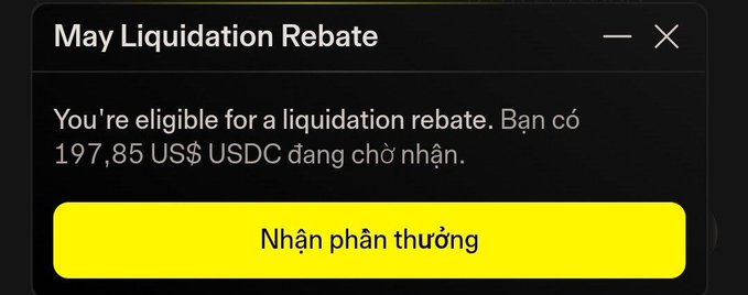 The image shows an open email notification with a text box that contains Vietnamese writing. The message seems to be related to a possible liquidation rebate, possibly for trade or commerce transactions involving the company listed within the email. The phrase "hôm nay thấy anh em đăng ảnh được nhận lương PayX nhiều quá trời luôn Mình thành" is also present, which may suggest a specific company or transaction within the email. Overall, the image conveys a sense of international communication and commerce involving Vietnamese language usage in an email context.