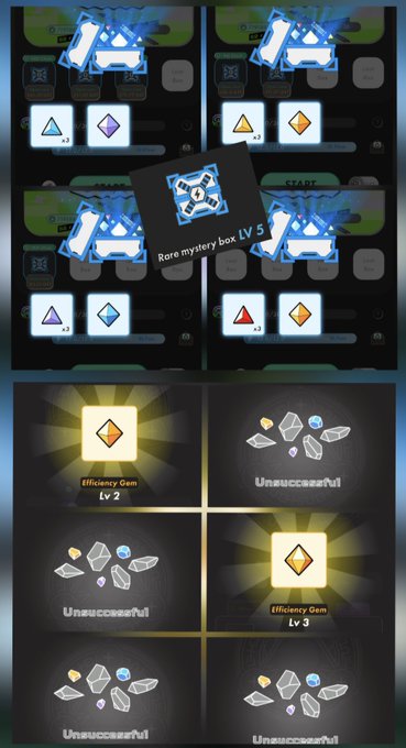 The image shows a collage of four different images, each with a unique title related to the post about rare polygons. The first image displays a black background with a blue diamond shape, while the second image features a white background with a blue diamond shape. The third image has a green background with a yellow diamond shape, and the fourth image shows a brown background with a red diamond shape. These images are arranged in a grid format on the post's content area, creating an organized and visually appealing layout for viewers to easily understand the information presented.