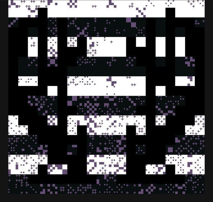 The image features an old computer monitor with a black and white design that includes a grid of squares and stars. The text "Well, my Heraldia doesn't look like a Trophy now when I bought it Someone turned off the lights?". This message seems to be related to the content displayed on the screen or possibly a comment about the image itself.