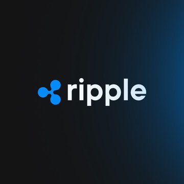 The Ripple logo featuring a blue tri-circle symbol next to the word 'ripple' in white text on a dark blue background.