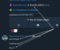 A dark-themed mobile interface showing messages in an Apple group chat about people going home for the holiday and group project members.