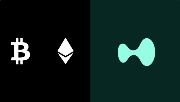 This image shows the logos for Bitcoin ($BTC), Ethereum ($ETH), and a third, unknown teal logo, reflecting the crypto ETF outflows mentioned in the post.