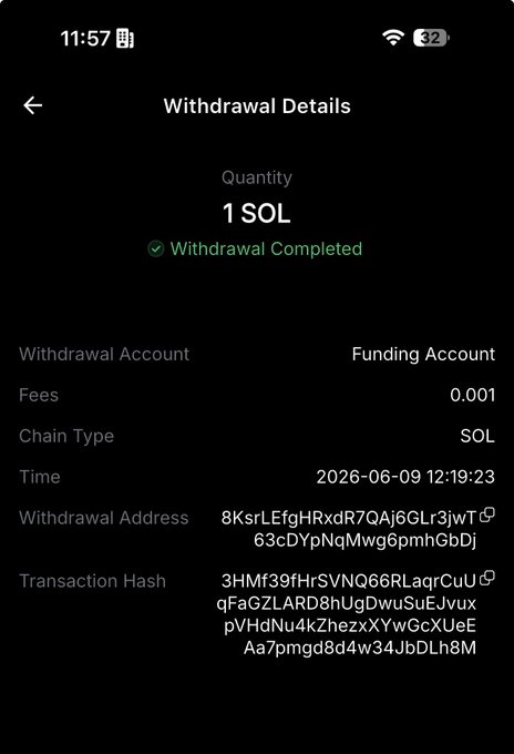 "Sent 1 $SOL (#65) to you tonight enjoy a 5-star hotel dinner I love rewarding my community Who’s next for 0.01 Sol?"