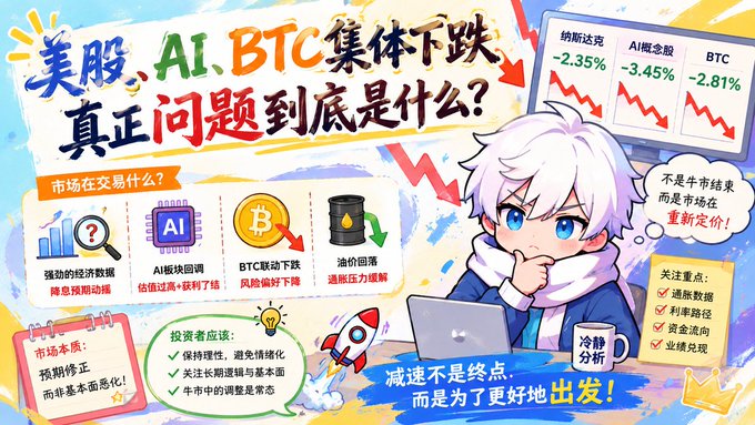 The image features a cartoon boy with blue eyes, wearing a blue jacket and sitting at a desk with a laptop computer. The background of the image has various elements such as a rocket ship, a car, and a cup. The text on the image includes Chinese characters that are not in English, which might be related to the post or the context surrounding it.