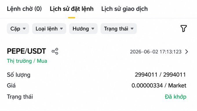 The image shows a screenshot of a web page with several buttons, such as 'PEPE', 'USDT', 'Loi sảiên lýnh', 'Lih sìng cýân trong không Păt', and 'Sloan chú Ếch con PEPE Có khi nào'. The post appears to be about Bitcoin, specifically related to a trading platform. 
There are also some foreign words on the page that need interpretation, such as 'Păt' (bitcoin) and 'Lân cýân trong không Păt', which may provide hints or clues about the content of the post.