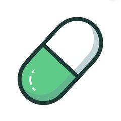 A cartoon-style green and white pill capsule icon, symbolically representing PumpFun's large transfer of 132.94K $SOL ($13.74M) to the Kraken exchange, likely to liquidate or sell the funds.