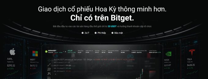 The image features a stock market dashboard that appears to be in a different language, with an abundance of numbers and information displayed across its screen. The text on the page provides details about various stock symbols including "AAPL", "TSLA", "GOOGLE", and "TESTCO". This stock market dashboard may be related to cryptocurrency token hóa gần như mọi thứ, and it seems to be providing some information or news about these cryptocurrencies. The website also has a search bar for more specific searches or topics.