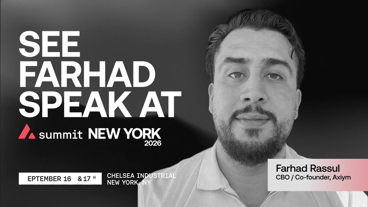 The image features a man with a beard, wearing a white shirt, standing against a black background. The text "See Farhad Speak At" is written above him, indicating that he will be speaking at an event. The event appears to be taking place in New York City and has been scheduled for Saturday, September 16th. The post also mentions that the Global payments are overdue for an upgrade, which could potentially affect the attendees' experience during the summit.