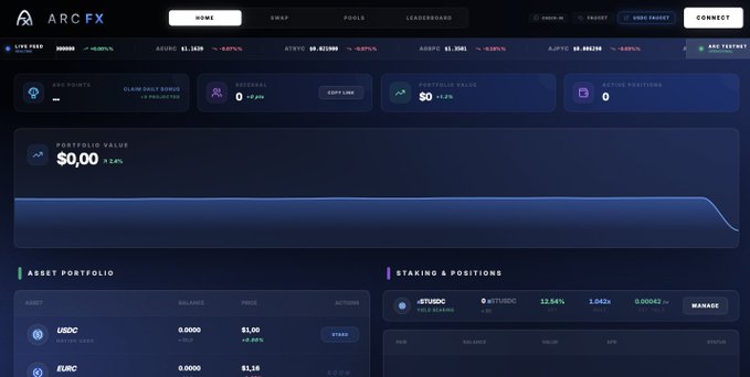 ircfex account dashboard displays a blue and white color scheme, with the top left corner showing a navigation bar and the bottom right corner displaying a list of transactions.