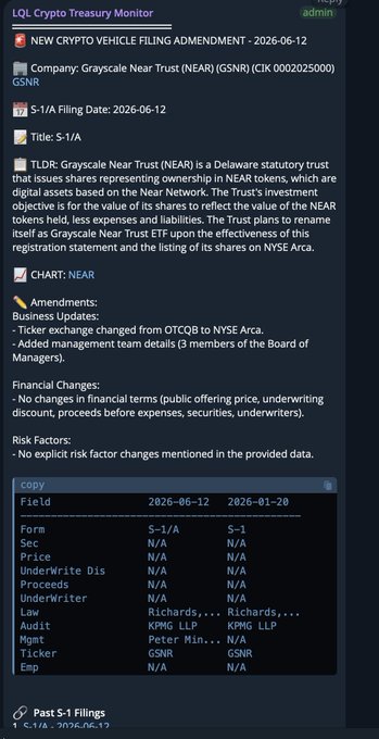 The image features a computer screen with a screenshot of a webpage displaying information about a filing for amendments related to cryptocurrency trading. The main focus appears to be on Section 1608, which contains the relevant text that explains this process further. In addition to the webpage, there is also a screenshot of the conversation displayed in a chatbox below it.