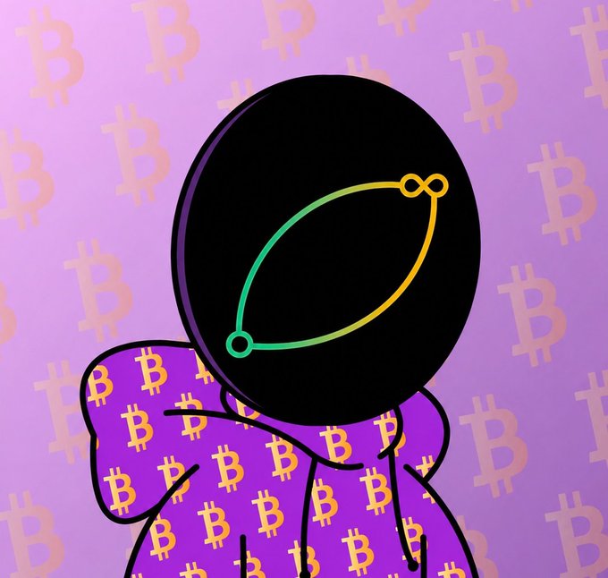The image features a cartoon character wearing a purple hoodie with gold and orange designs, which appears to be a representation of Bitcoin. The character has a black head and face, giving them a unique appearance. The background of the image is a purple color, adorned with various shades of pink and yellow, creating an interesting visual effect. The text "3 Reasons Why We Must Reach Long-Term Consensus on Sato!" is written in white at the bottom of the image.