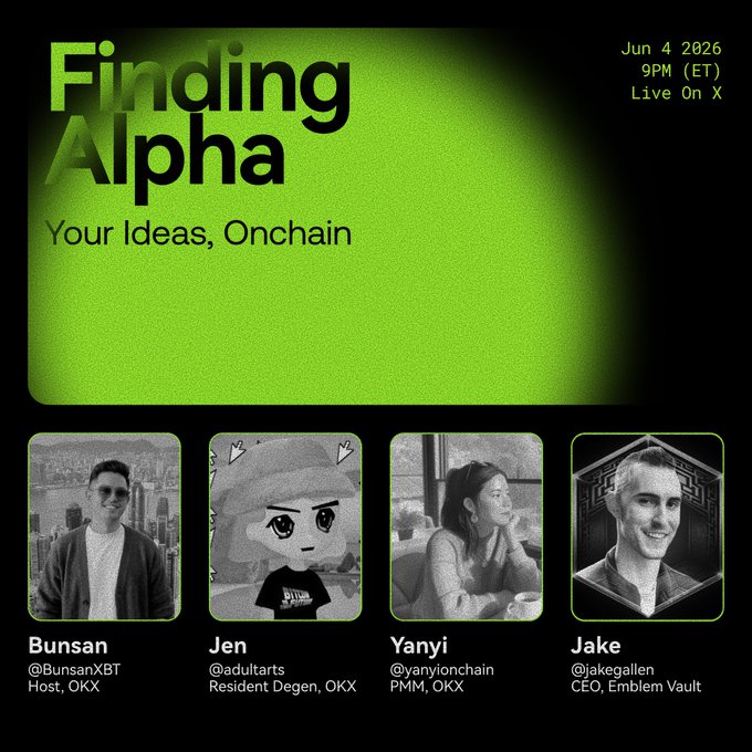 The image features a poster for an event called "Finding Alpha" with four people's names displayed at the top of the poster. The poster also includes information about a new app that can launch apps quickly, which has been described as a game-changer in the tech world. The focus on this app and its potential impact suggests that the event is related to the latest developments or trends in technology and innovation.