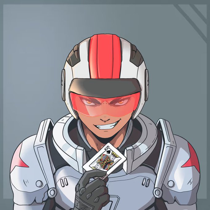 The image features a man dressed as a robot with a helmet and gloves, holding a card that says "Racerz" on it. The caption reads "What is happening with @Racerz_eth? Last time I checked, the floor was down bad, now it's up 3x. Are you still holding your Racerz, or did you already take profits?". This post seems to be related to a video game called "Racerz" where players can become robots and engage in various activities within the game world.