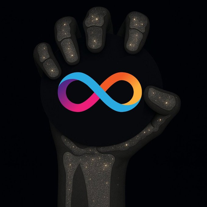 The image features a hand holding up an "I" symbol, which is a representation of the internet browser Firefox icon. This icon is often used as a logo for the browser, indicating that the website being accessed has a strong connection to the internet or is designed with user privacy and security in mind. The post also mentions that the person's biggest flex is only using Firefox, suggesting their preference for this particular browser over others.