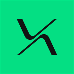 The image displays a stylized black "X" logo on a bright green background, likely representing the X cryptocurrency exchange (formerly FTX). The post critiques newer crypto projects like RiseX, TxFlow, and Perpl, warning that FOMO-driven trading on such platforms—including potentially X—typically leads to losses rather than life-changing returns.