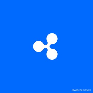 A blue square featuring a white triskelion-like logo, credited to @watchemewsx.