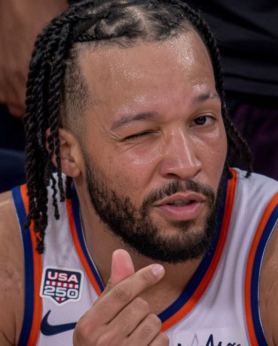 The image features a man with dreadlocks wearing an orange and white jersey, sitting down and making a hand gesture as if he's about to say something or make a point. The caption of the photo reads "Pp tip will make my whole month ... Hope you see me @pp_privatejet Stake: lemz100x". This suggests that the man is likely discussing basketball or sharing his thoughts on a related topic, possibly in response to an event or news related to basketball.

The image also contains some text about the US basketball team and their ranking position. The caption reads "Pp tip will make my whole month ... Hope you see me @pp_privatejet Stake: lemz100x". This implies that the man is referencing a specific moment or event in relation to his own experiences, possibly related to the US basketball team's performance.

The image does not contain any other objects or people, and there are no visible texts on the image itself. The focus of the image is solely on the man with dreadlocks wearing an orange and white jersey making a hand gesture while sitting down.