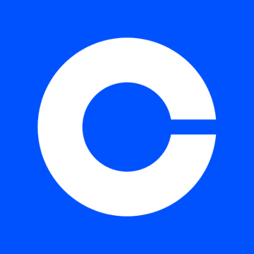 The Coinbase logo (a white "C" on a blue background) is displayed, representing the cryptocurrency platform actively pushing regulators to classify equity perpetual futures as security futures and to streamline SEC oversight rules.