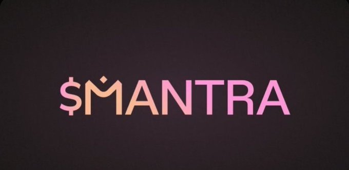 The image features a logo for a company named $OMANTRA. The logo consists of pink and orange text that reads "SMARTRA" against a black background, with the word "MANTRA" written in white letters. The image also includes some text that says "RWAs are growing fast, and @MANTRA_Chain is quietly building the infrastructure to support them." This information suggests that the company is actively involved in the development of onchain finance technology and is working towards expanding its reach within the industry.